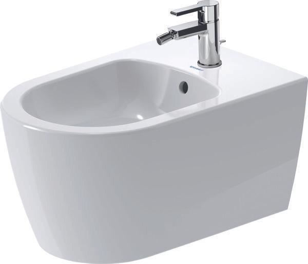 Actual product image Duravit Wall-mounted bidet ME by Starck m ÜL m HLB 370x570mm 1 tap hole white