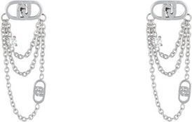 Actual product image Liu Jo Luxury Steel Earrings With Crystals Lj2904