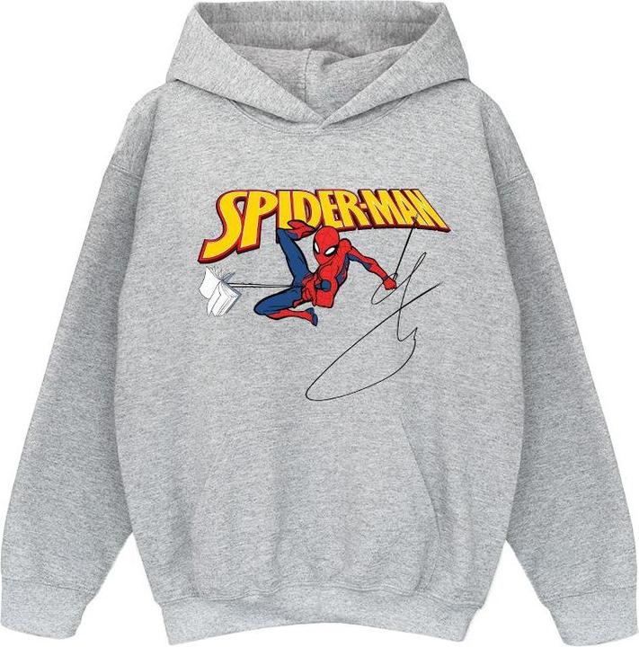 Actual product image Boys Spider-Man With A Book Hoodie (116)