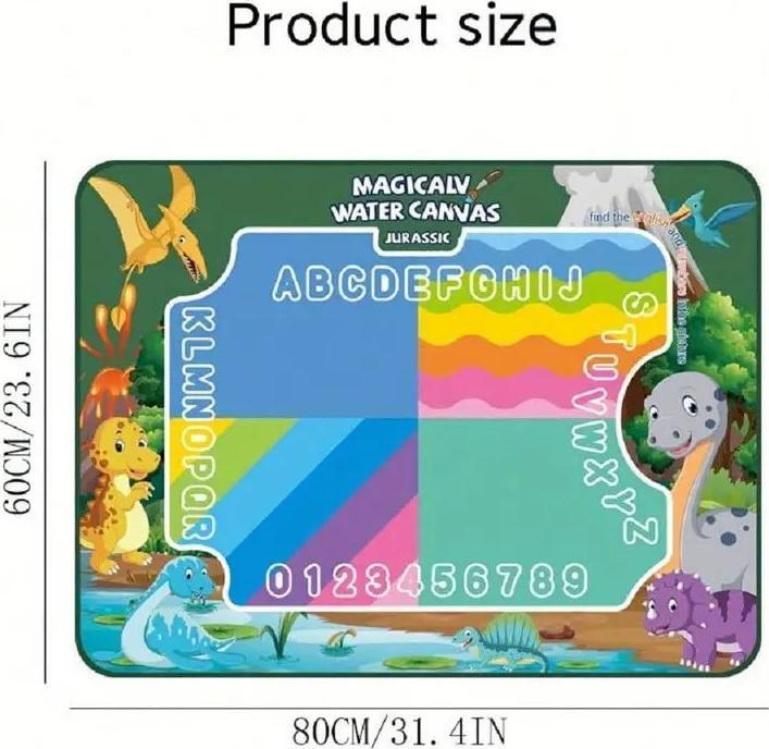 Produktbild Activity Board Wiederverwendbare magische Doodle-Matte und Aquarell-Leinwand - bringt Kindern sorglosen Malspass