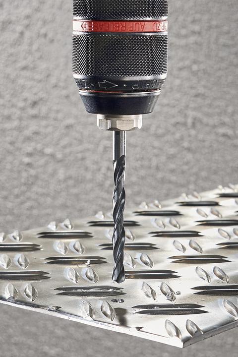 Produktbild wolfcraft Metallbohrer-Set HSS rollgewalzt, Ø 2-8 mm, 6-tlg. (2, 3, 4, 5, 6, 8 mm)