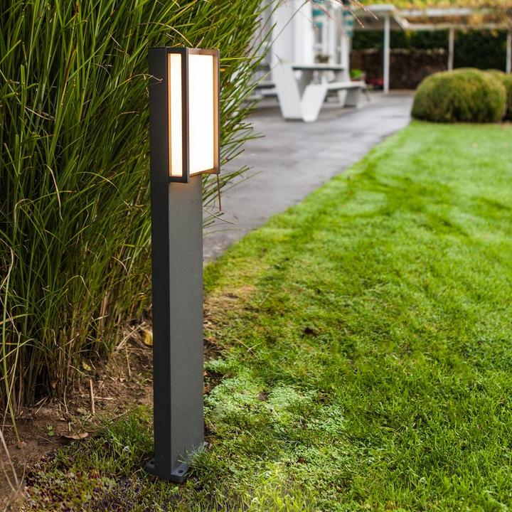 Produktbild Lutec LEDAussenstandleuchte Qubo (1100 lm, IP54)