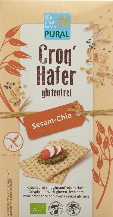 Immagine prodotto Pural Croq'Oats Sesamo Chia senza glutine (190 g)