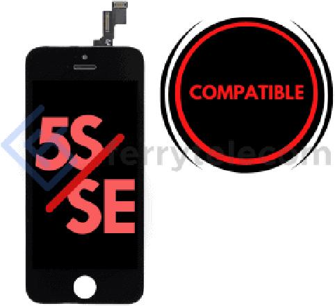 Image du produit Ferryxpress iPhone 5S/SE Compatible écran d'assemblage LCD (Écran, iPhone 5S, iPhone SE)