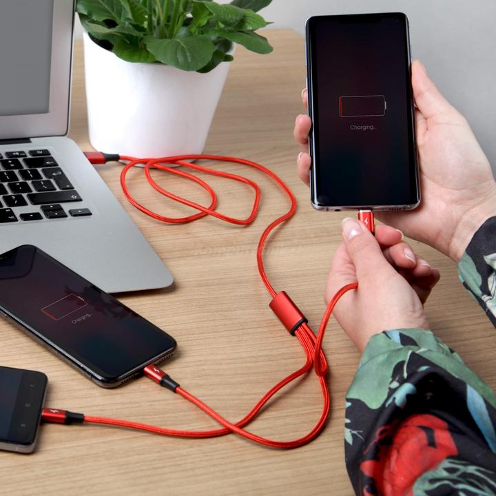 Produktbild Unitek USB-A – USB-C, Lightning, USB Micro B (1.20 m, USB 3.2 Gen 1)