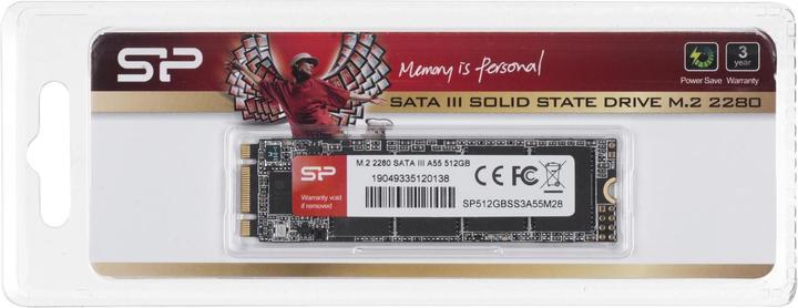 Actual product image Silicon Power A55 (512 GB, M.2 2280)