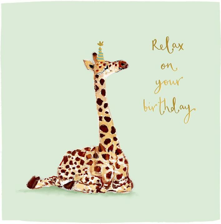 Cart Geburtstagskarte Relax on your birthday (1 Stk.)
