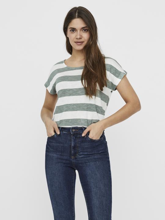 Image du produit Vero Moda Top rayé à manches courtes (XL)