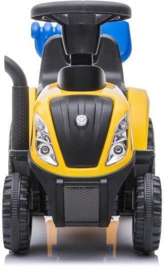 Actual product image Lean Toys Children's push tractor with trailer and accessories, yellow