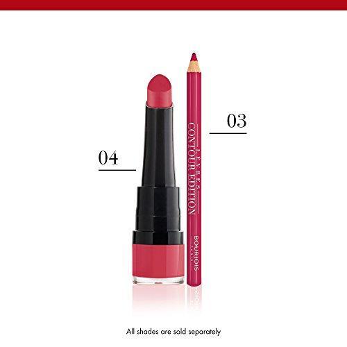 Actual product image Bourjois Paris Rouge Velvet Lūpdažis Lipstick 04 2.4g (04 Hip Hip Pink)