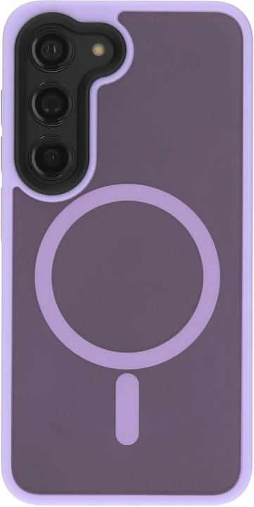 Actual product image Mobiparts Hardcover Samsung Galaxy S23 Satin Lila (Magsafe Compatible) (Samsung Galaxy S23+)