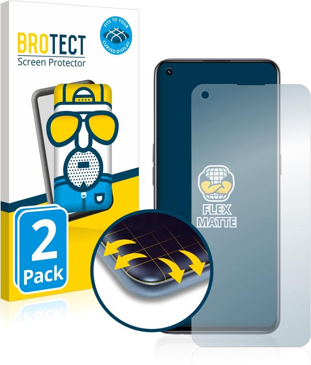 Actual product image BROTECT Full-Cover Protector Matte (2 Piece, Realme GT Master)