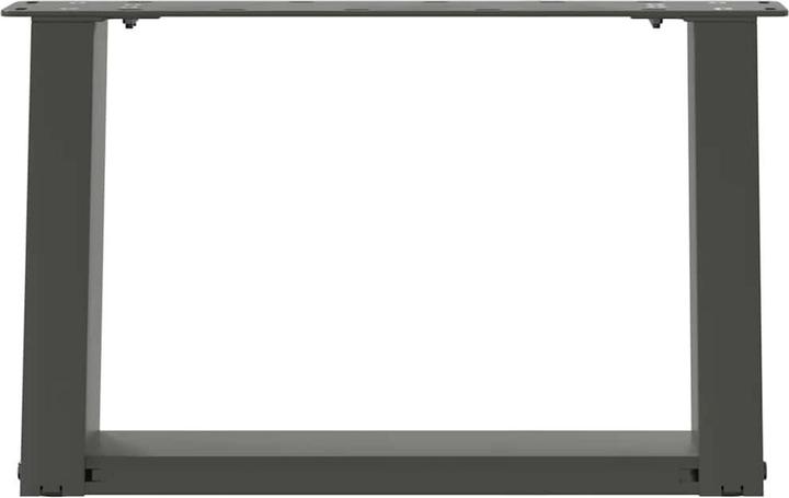 Immagine prodotto VidaXL Gambe per tavolino a U 2 pezzi Gamba del tavolo in acciaio antracite 50x(30-31) cm