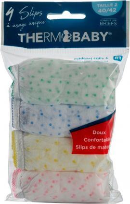 Thermobaby Einweg-Mutterschaftsslips x4 (2, 4er Pack)
