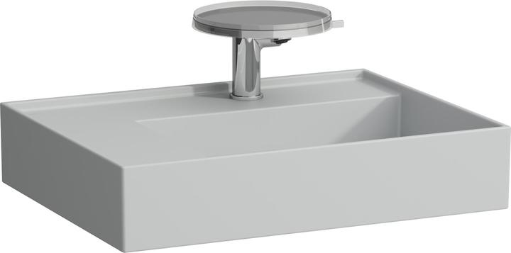 Produktbild Laufen Kartell Aufsatzwaschtisch, Ablage links, 1 Hahnloch, ohne Überlauf, 600x460mm, H818335 (500 mm, 600 mm)