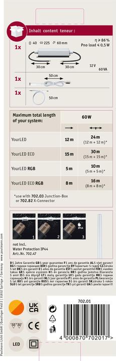 Image du produit Paulmann YourLED Alimentation électrique