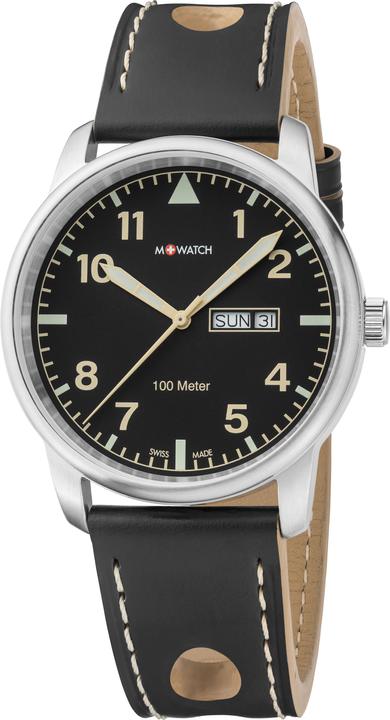 Image du produit M Watch Mondaine Aero (Montre analogique, Swiss Made, 45 mm)
