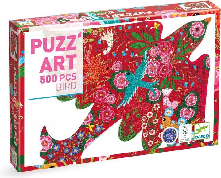 Image du produit Djeco Puzzle - Oiseau (500 pièces) (500 pièces)