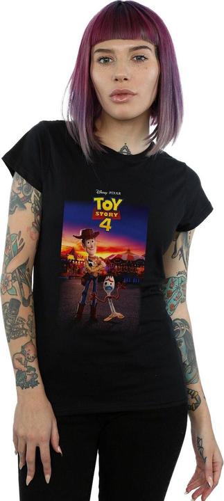 Immagine prodotto Disney Toy Story 4 Woody And Forky Poster Maglietta Donna (M)