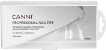 Canni Nail Tip Clear Stiletto Box (Kunstnägel)