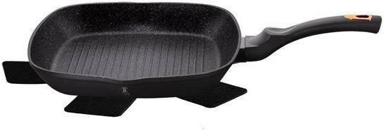 Image du produit BerlingerHaus GRILLING PAN GRANITE 28cm Black ROSE BH-1636 (Poêle à grillades, Aluminium)