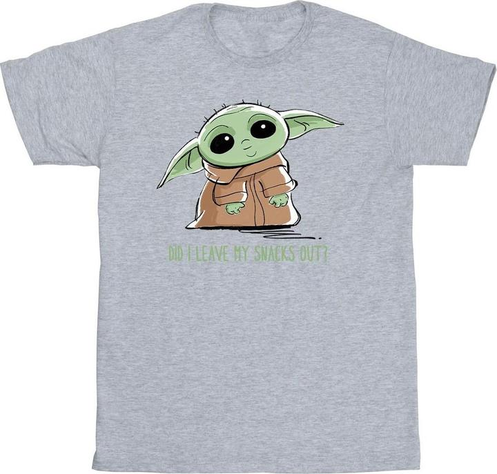 Star Wars The Mandalorian Grogu Snacks Meme TShirt