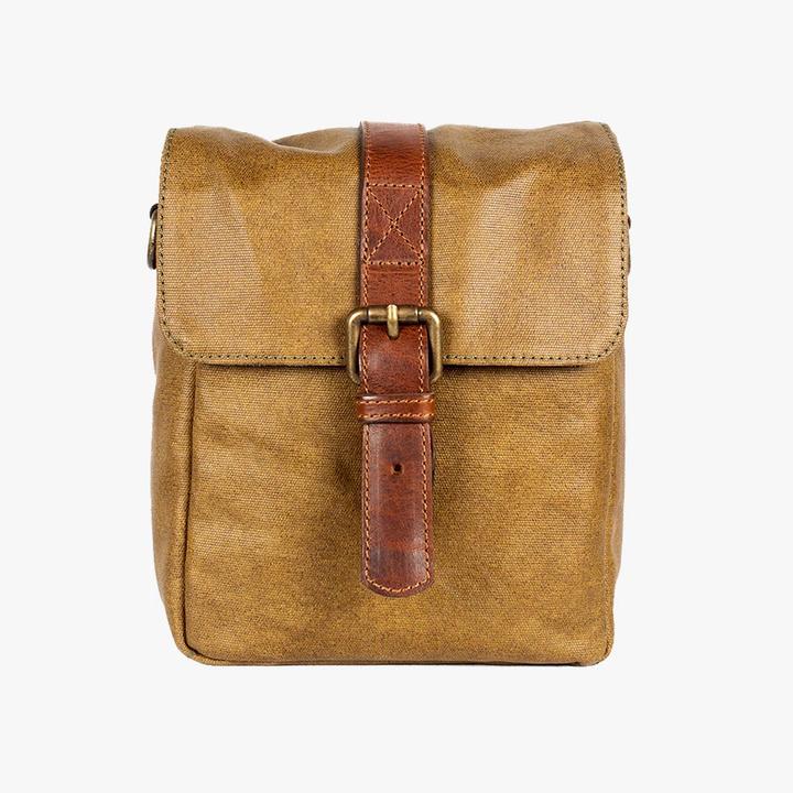 Produktbild Bronkey Berlin Canvas-Kameratasche, Oliv (Kamera Schultertasche)