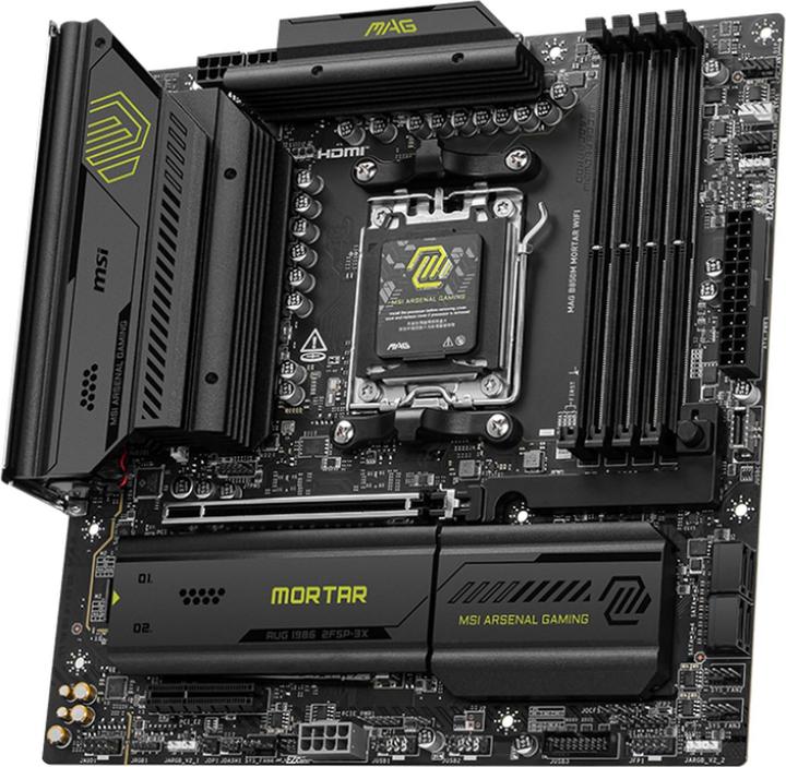 Produktbild MSI MAG B850M Mortar WiFi (AM5, AMD B850, mATX)
