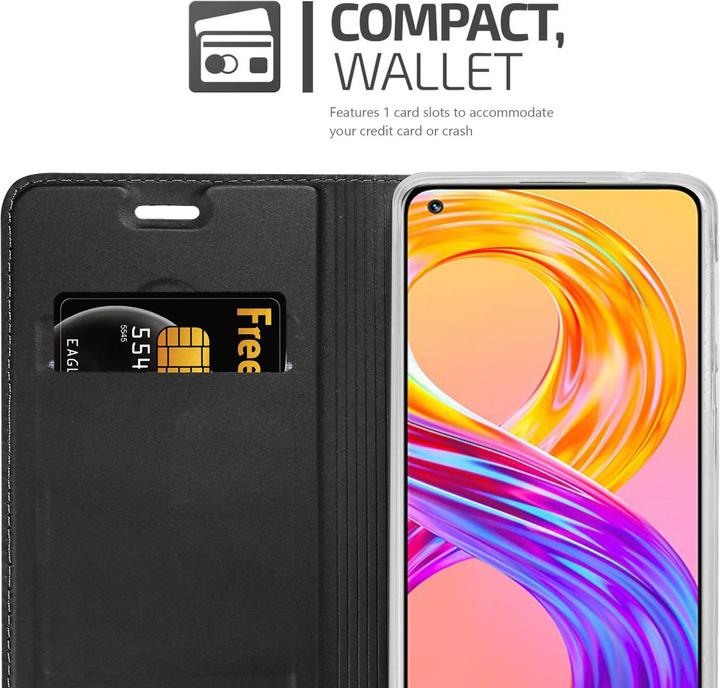 Actual product image Cadorabo Classy Book Case for Realme 8 4G / 8 PRO (Realme 8 Pro, realme 8)