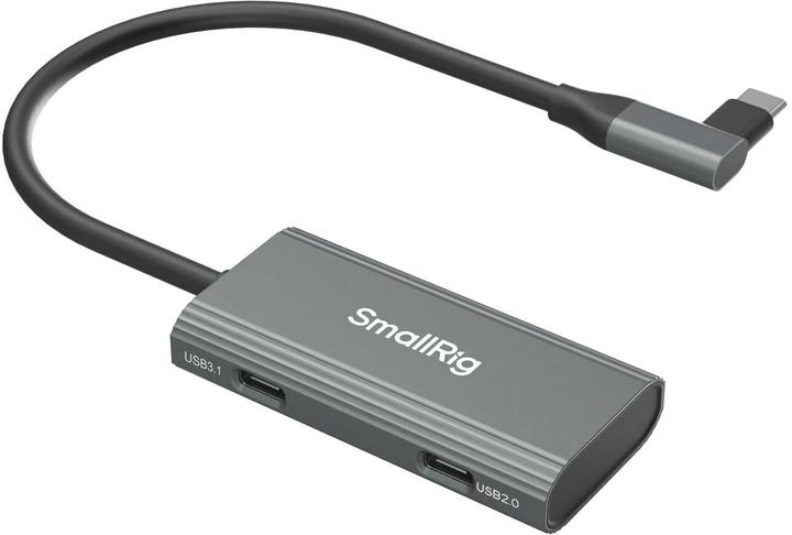 Image du produit SmallRig 4598 4 in 1 USB C Hub PD 100W / USB C 3.1 / USB C 2.0 avec adaptateur audio x 2 (USB-C, 3 Ports)