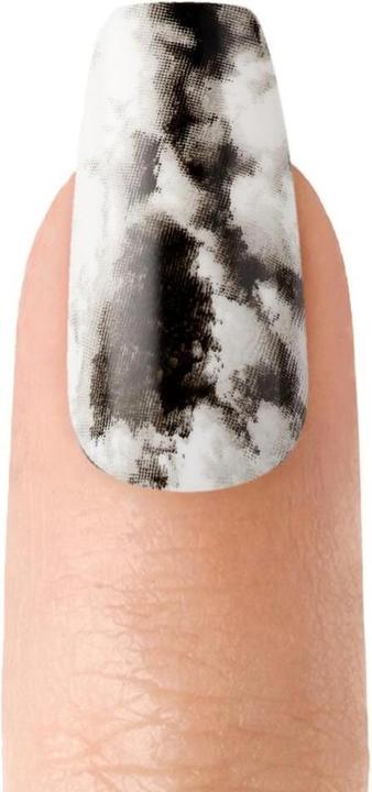 Actual product image Herba Kiss Voguish Nails - New York (Artificial nails, White, Black)