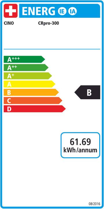 Label énergétique Café Royal CRpro-300 (NESPRESSO Professional)