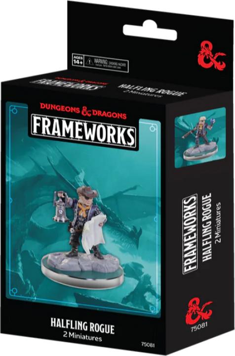 Immagine prodotto Wizkids Miniature non dipinte di D&D Frameworks - Maschio Halfling Rogue