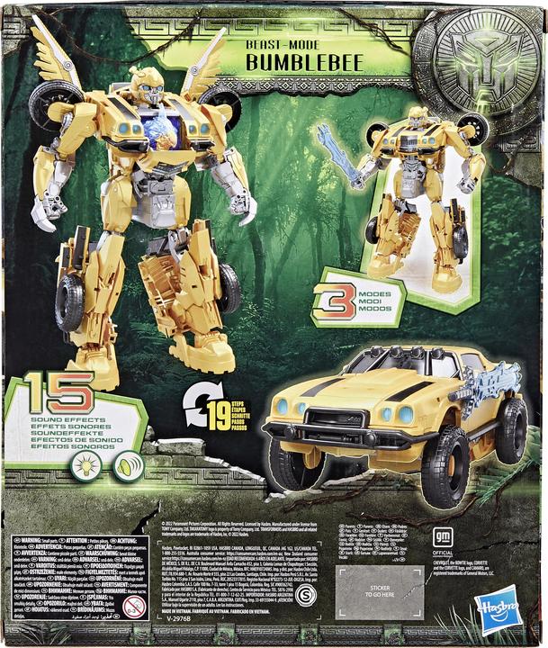 Actual product image Transformers Movie Beast Mode Bumblebee
