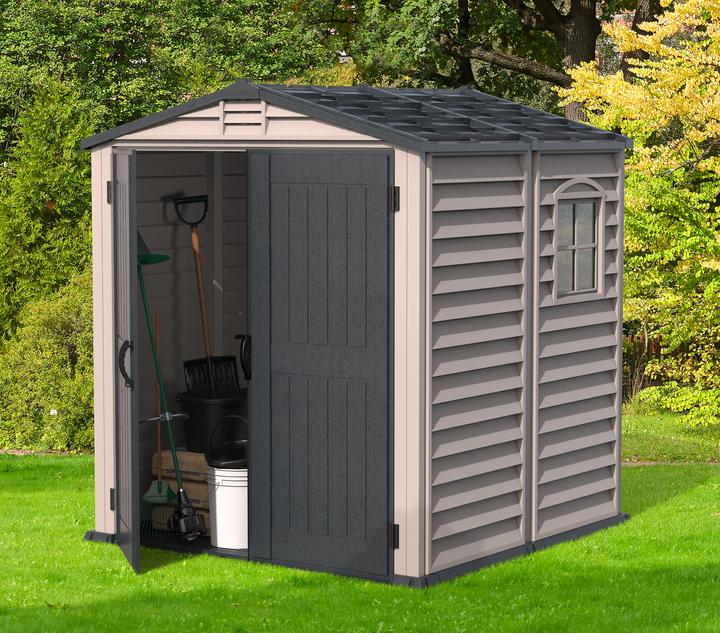 Produktbild Duramax Kunststoff Gerätehaus 186x190 Gartenhaus