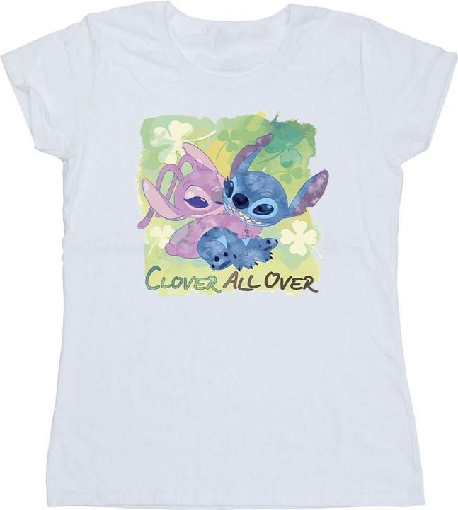 Produktbild Disney Lilo And Stitch St Patrick's Day Clover TShirt (XL)