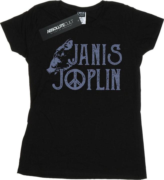 Immagine prodotto Janis Joplin Type Logo Maglietta Donna (M)
