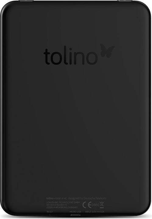 Produktbild tolino vision 4 HD (6", 8 GB, Schwarz)