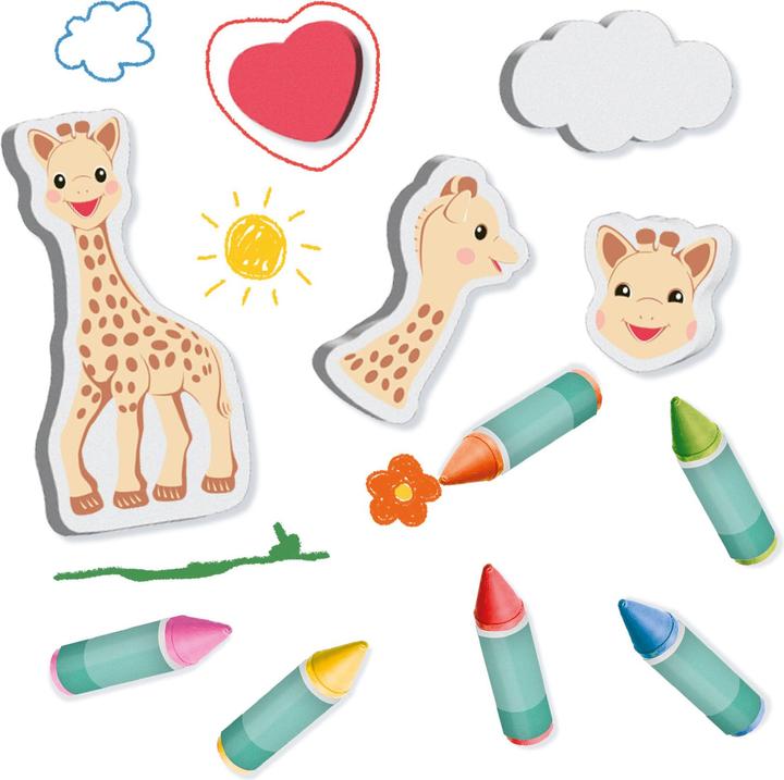 Immagine prodotto Ses Pastello da bagno con forme di Sophie La Giraffe