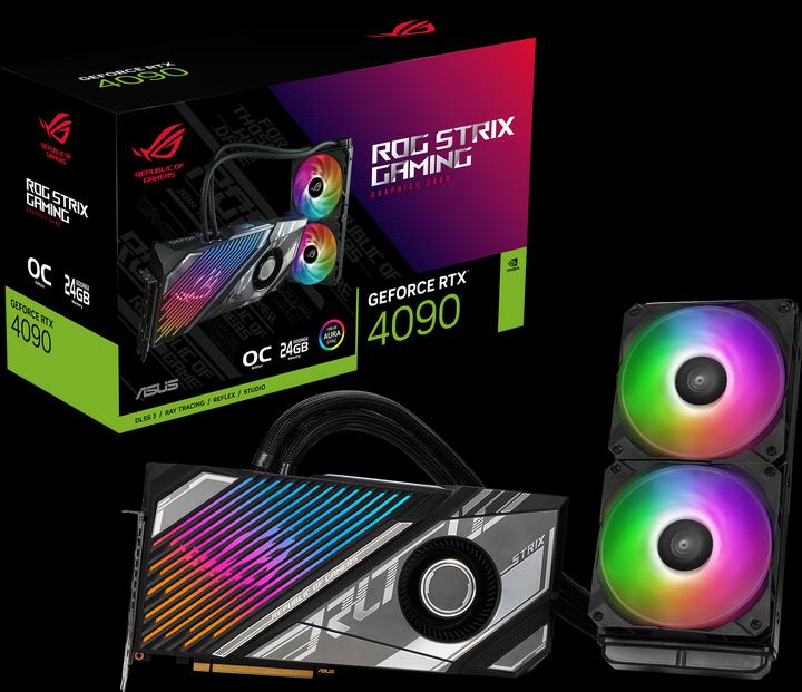 Image du produit ASUS VGA RTX4090 24GB ROG-STRIX LC O24G (24 Go)