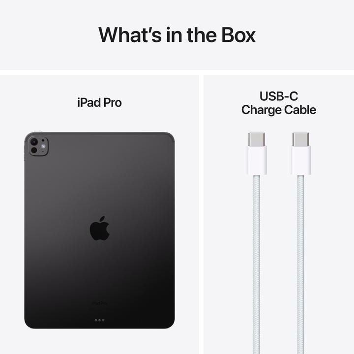 Immagine prodotto Apple iPad Pro 2024 13 Nanotexturglass (M4) (Solo WiFi, 13", 1000 GB, Space Black)