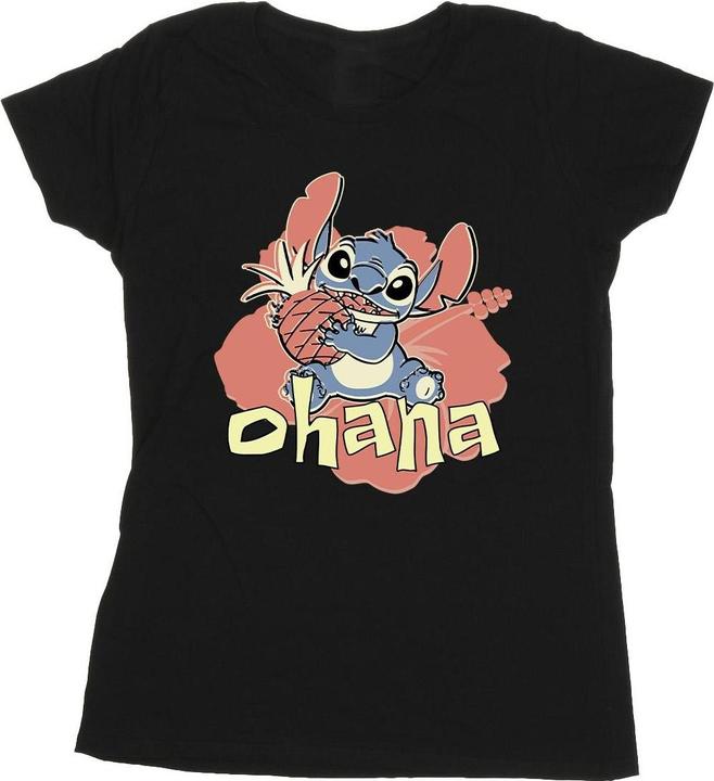 Image du produit Disney - T-shirt LILO AND STITCH OHANA PINEAPPLE - Femme (M)