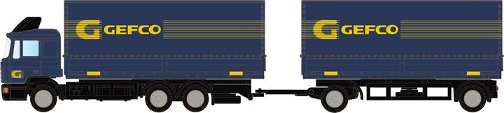 Immagine prodotto Lemke Rimorchio MAN F90 a 3 assi con cassa mobile GEFCO (Traccia N)