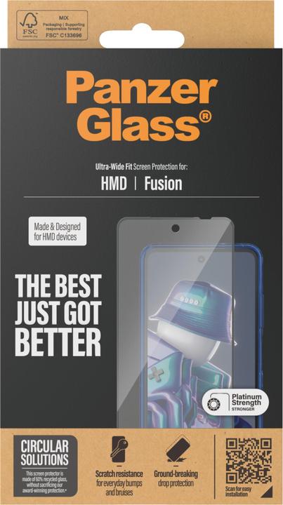 Produktbild PanzerGlass Ultra-Wide Fit (1 Stück, HMD Fusion)