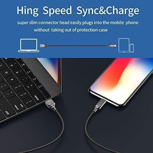 Produktbild Usams Cable USB USB-A - Lightning 1.9 m Black (IPYSUSB201) (1.90 m, USB 3.0)