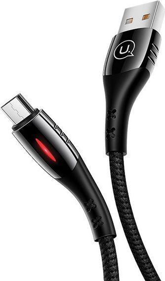Image du produit Usams Câble USB-A - microUSB, 1.2 m noir (63821-uniw) (1.20 m, USB 3.0)