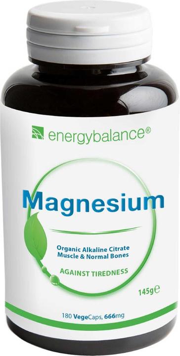 Image du produit Energybalance Citrate de magnésium 105mg (180 pièce(s), Capsules, 145 g)