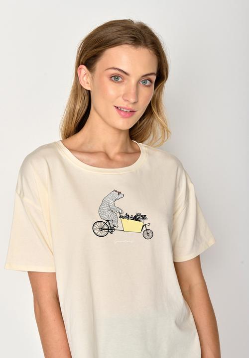 Produktbild Greenbomb Women's Bike Cargo Raccoon Feel T-Shirt (XL)
