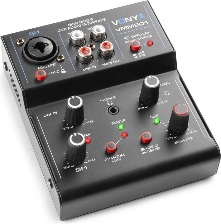 Image du produit Vonyx Table de mixage VMM201 (Studio et mixeur live)