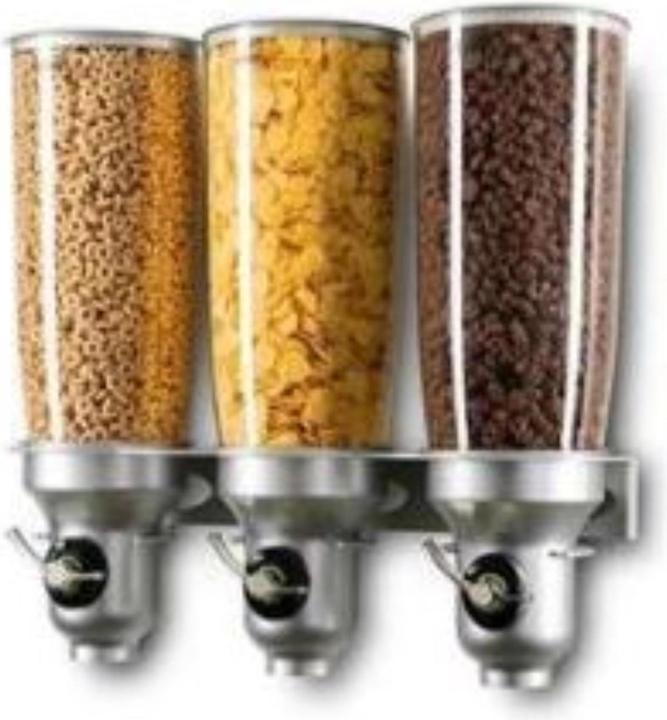 Immagine prodotto Linum Distributore di cereali Free Flow 3x5lt a parete 46,5x15,5x50cm
